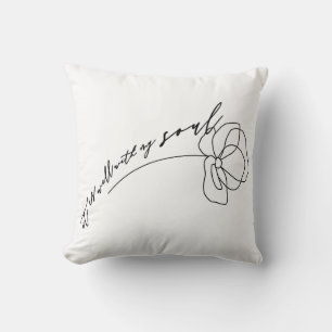 It is Well with My Soul Floral Cushion