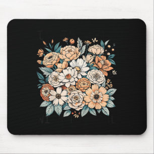 It Is Well With My Soul Flowers Floral  Mouse Pad