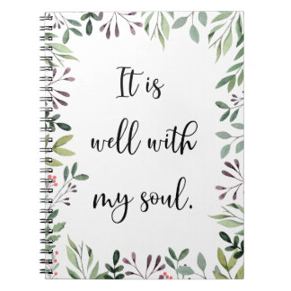 It is well with my soul notebook