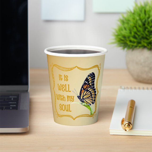 "It is Well with my Soul - Paper Cup (Insitu)