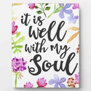 It Is Well With My Soul Plaque