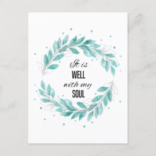 It is Well with My Soul Postcard