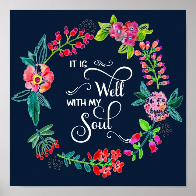 It is well with my soul  poster (Front)