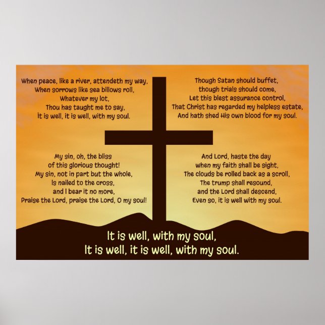 It Is Well With My Soul Poster (Front)