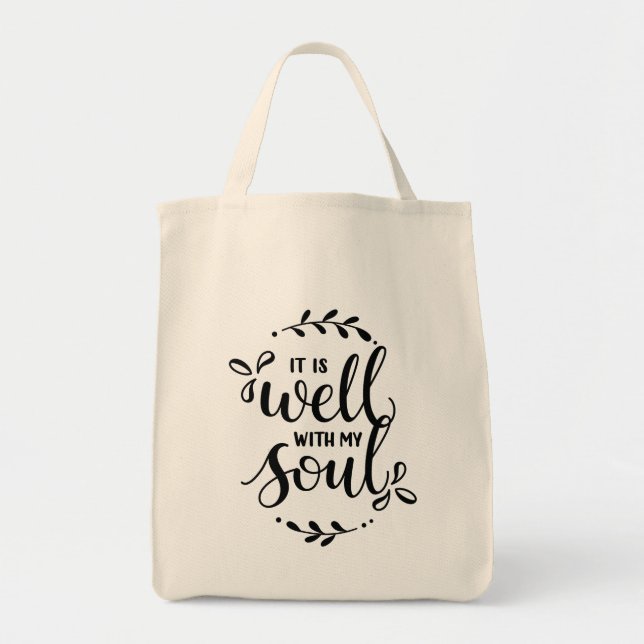 It Is Well With My Soul - Tote Bag (Front)