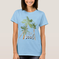 It Is Well With My Soul Tropical Palm Tree Lt Blue