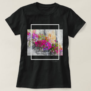 It Is Well With My Soul Watercolor Floral T-Shirt