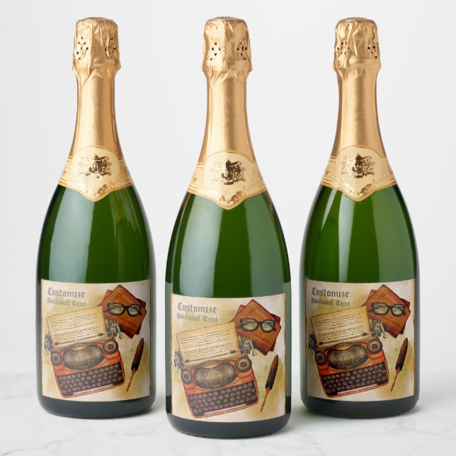 It Is Written Vintage Sparkling Wine Label (Bottles)