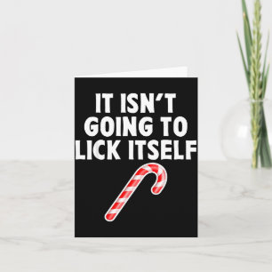 It Isnt Going To Itself Candy Cane Christmas Coupl Card