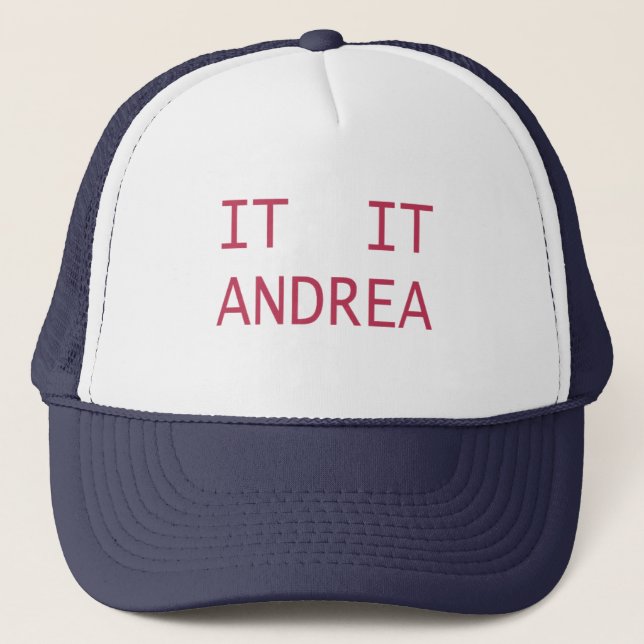 IT IT ANDREA TRUCKER HAT (Front)
