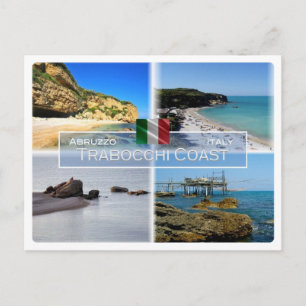 IT Italy - Abruzzo - Trabocchi Coast - Postcard