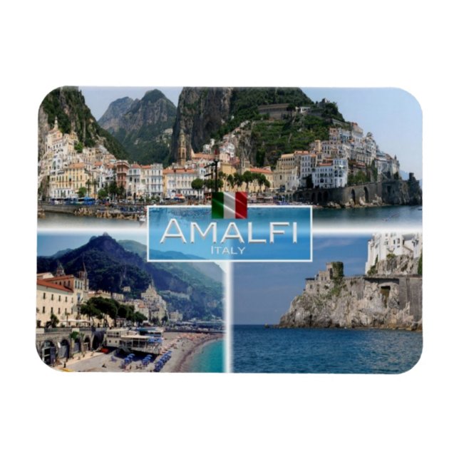IT Italy -Amalfi - Magnet (Horizontal)