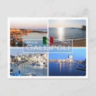 IT Italy - Apulia - Puglia - Gallipoli - Salento - Postcard