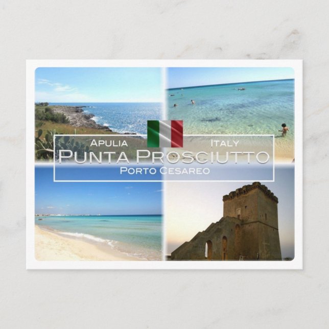IT Italy - Apulia - Puglia - Punta Prosciutto - Postcard (Front)