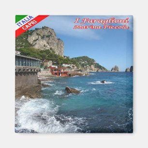 IT - Italy-Capri-Marina Piccola and the Faraglioni Magnet
