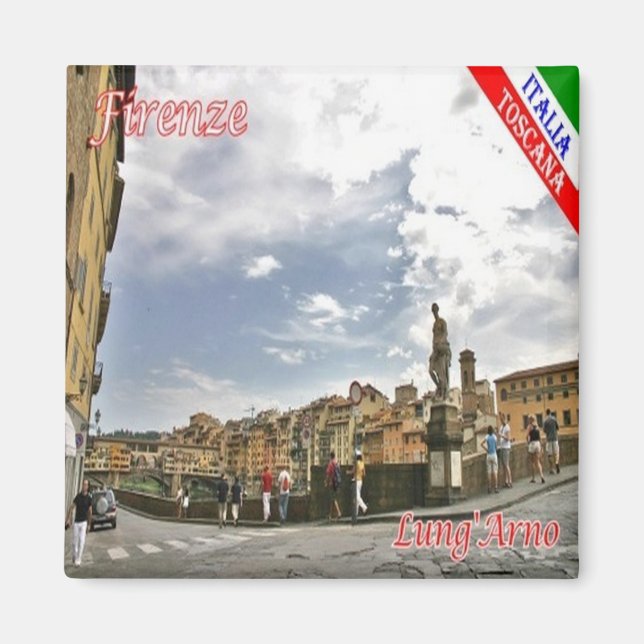 IT - Italy - Florence - Lung'Arno Magnet (Front)