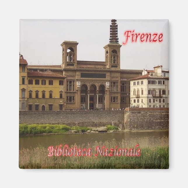 IT - Italy - Florence - National Library Magnet (Front)