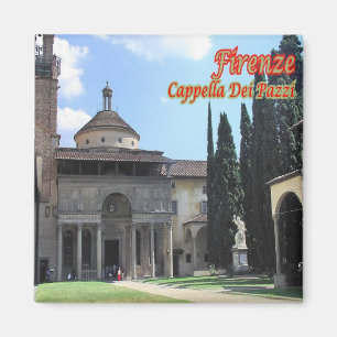 IT - Italy - Florence - Pazzi Chapel Magnet