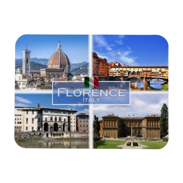 IT Italy - Florence - Ponte Vecchio - Magnet (Horizontal)