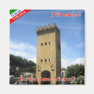 IT - Italy - Florence - Tower of San Niccolò Magnet