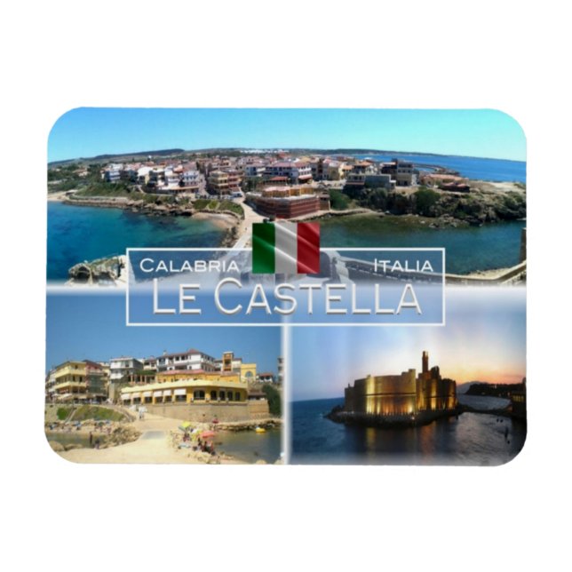 IT Italy - Le Castella - Castello Aragonese - Magnet (Horizontal)
