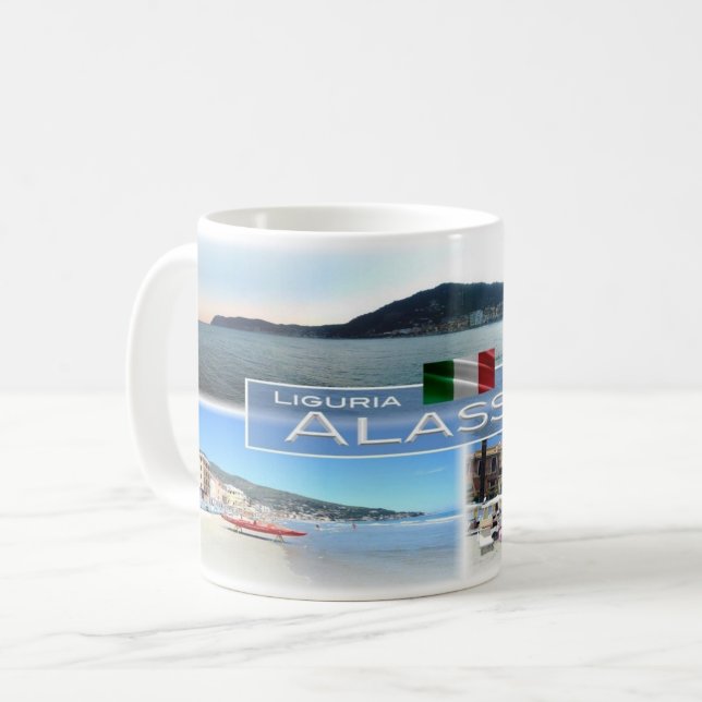 IT Italy - Liguria - Alassio - Coffee Mug (Front Left)