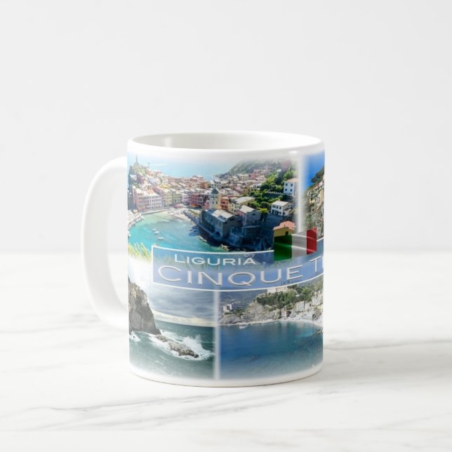 IT Italy - Liguria - Cinque Terre - Coffee Mug (Front Left)