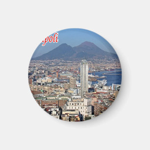 IT - Italy - Naples - Panorama Historical Centre Magnet