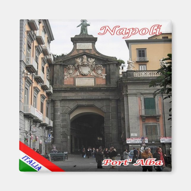 IT - Italy - Naples - Port'Alba Magnet (Front)