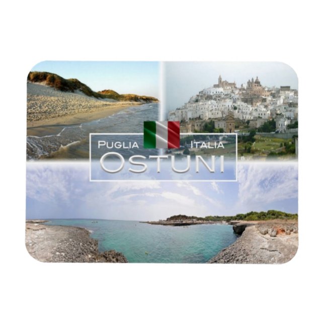 IT Italy - Ostuni - Magnet (Horizontal)