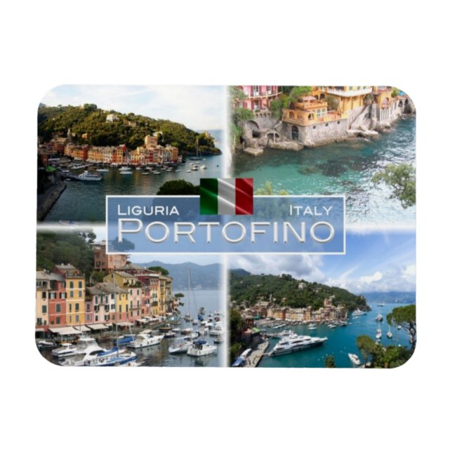 IT Italy - Portofino - Magnet (Horizontal)