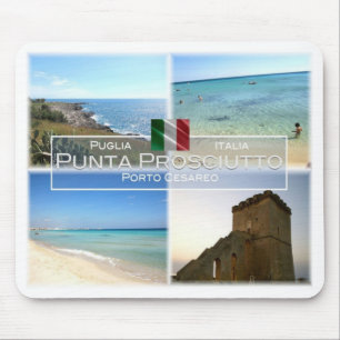 IT Italy - Puglia - Punta Prosciutto - Mouse Pad