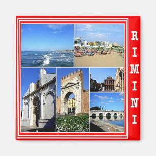 IT - Italy - Rimini - Collage Mosaic Magnet
