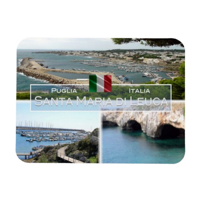 IT Italy - Santa Maria di Leuca - Magnet (Horizontal)