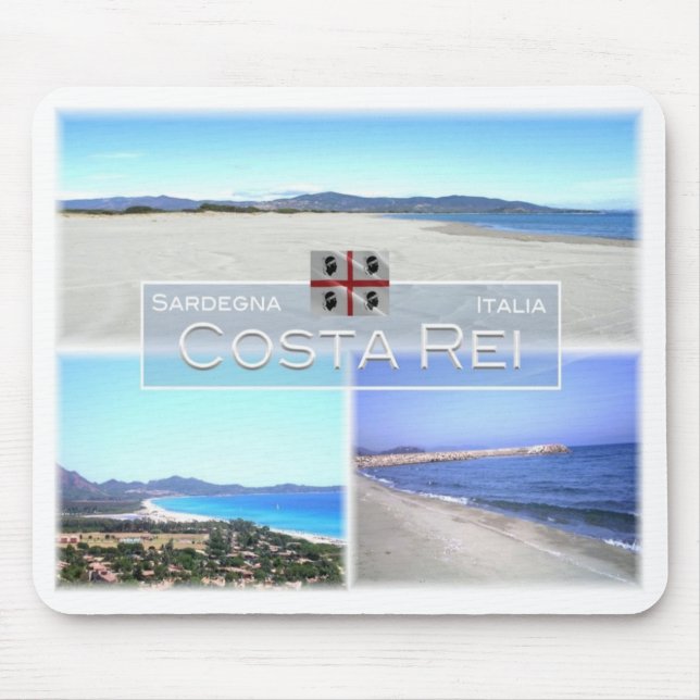IT Italy - Sardegna - Costa Rei - Mouse Pad (Front)