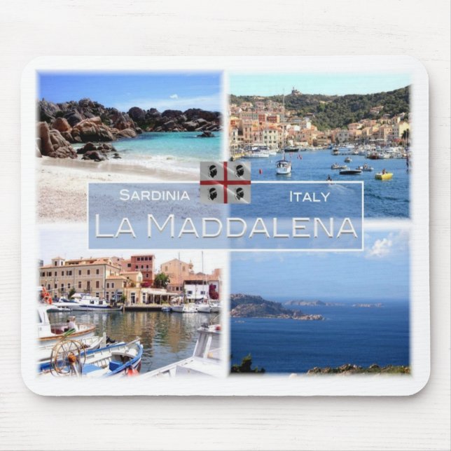 IT Italy - Sardinia - La Maddalena - Mouse Pad (Front)