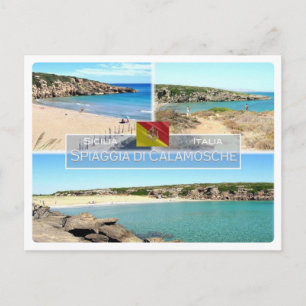 IT Italy - Sicily - Spiaggia di Calamosche - Postcard