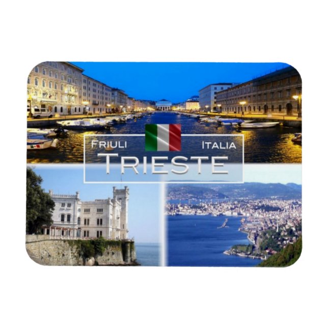 IT Italy - Trieste - Castello Miramare - Magnet (Horizontal)