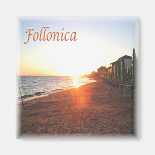 IT Italy # Tuscany - Follonica - Sunset Magnet