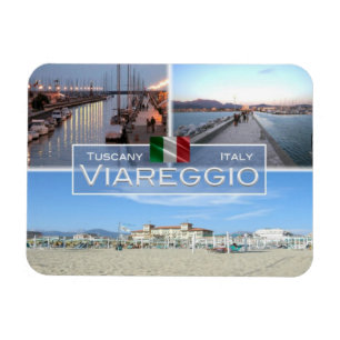 IT Italy - Viareggio - Pier and Marina Tourist - Magnet