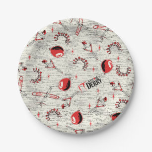 IT Kids Toys Pattern Paper Plate