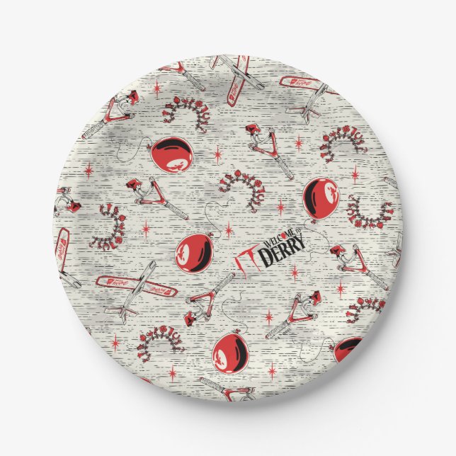 IT Kids Toys Pattern Paper Plate (Front)