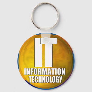 IT LOGO - INFORMATION TECHNOLOGY KEY RING