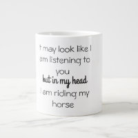 It may look like I am listening mug