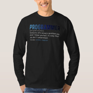 IT Nerd Geek Programmer Definition Computer Scienc T-Shirt