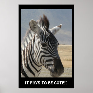 IT PAYS TO BE CUTE! POSTER