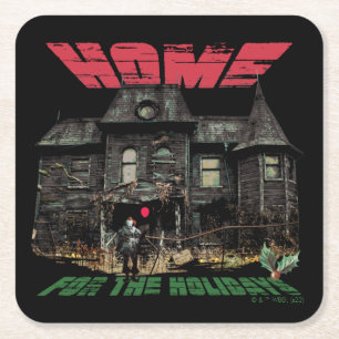 IT Pennywise - Home for the Holidays Square Paper Coaster