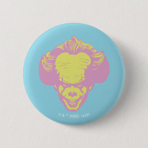 IT   Pennywise Pastel Head Pattern 6 Cm Round Badge