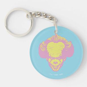 IT   Pennywise Pastel Head Pattern Key Ring