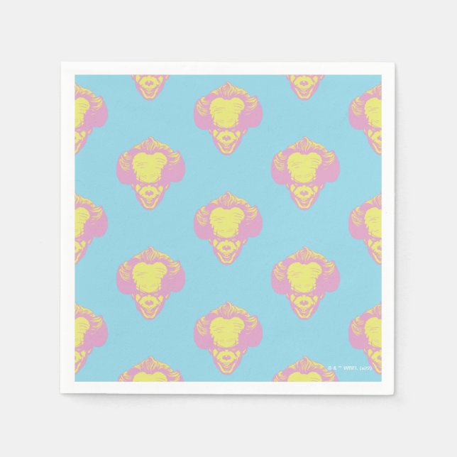IT | Pennywise Pastel Head Pattern Napkin (Front)